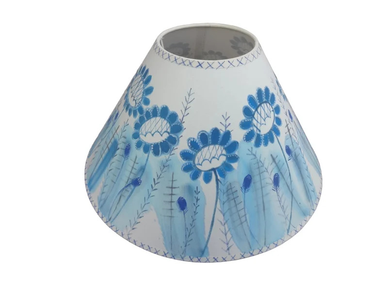 Bloomsbury lampshade, Scandi style lampshade, hand painted lampshade, Scandi interiors, bespoke l... | Etsy (US)