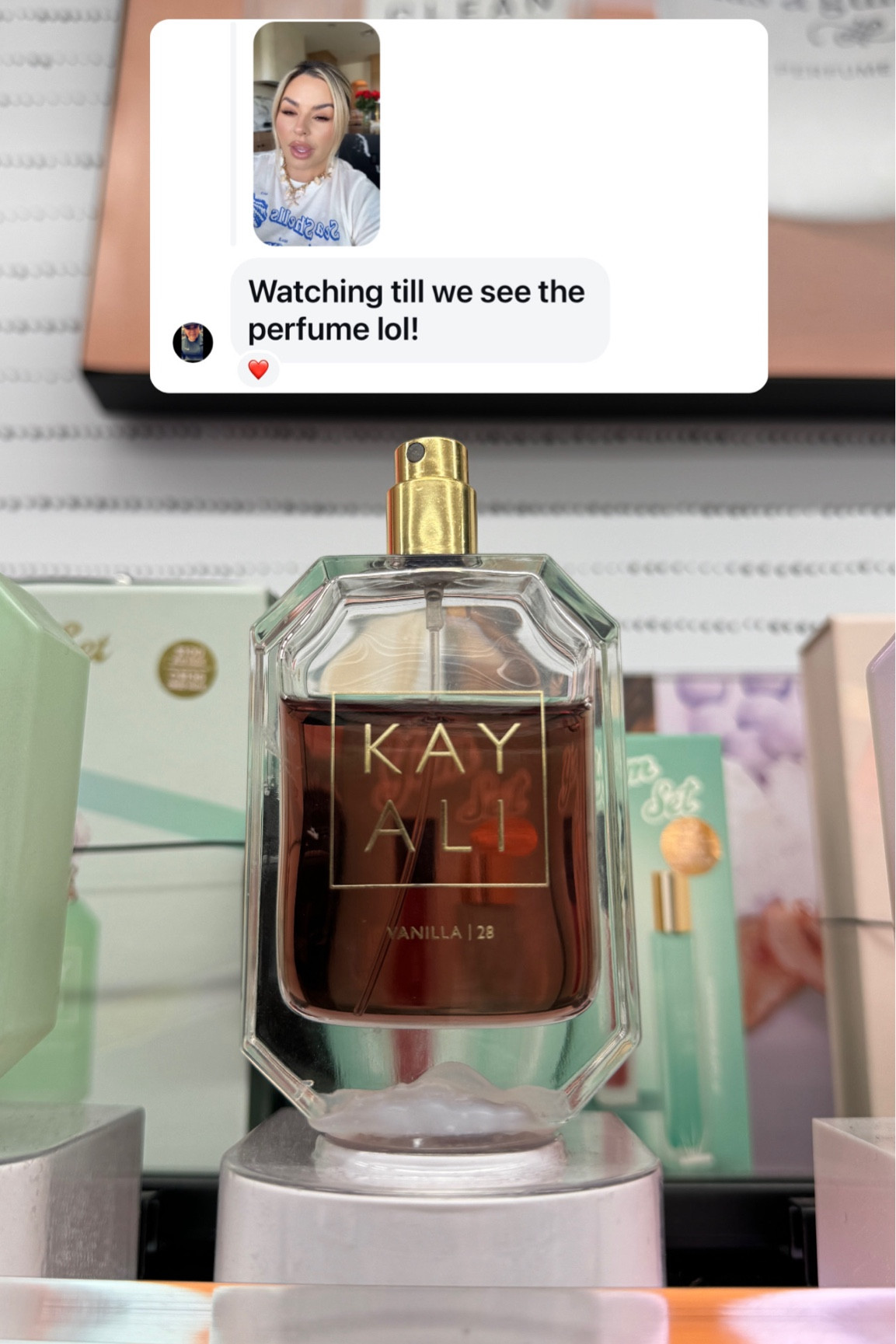 This was the perfume I had to go back for ! It smells sooooo good layered with that glossier lotion. Linked both here. 