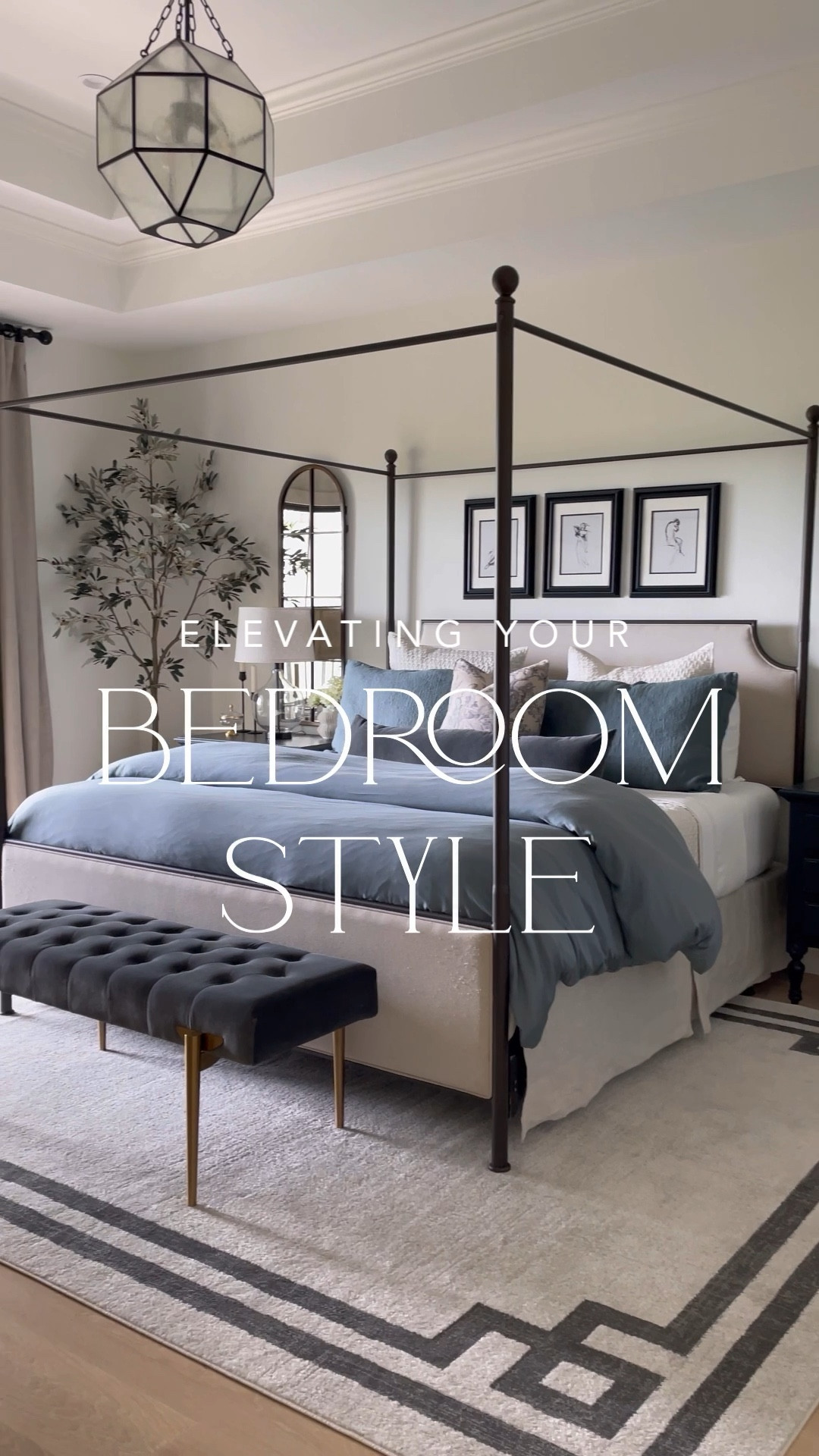 My arch mirrors and nightstands are both from Wayfair and on sale for Way Day! My rug is such a luxe look and I cannot recommend my West Elm duvet cover enough - so soft!

canopy bed, bedskirt, end of bed bench, faux olive tree, artwork, pillow cover, duvet insert, shams, primary bedroom decor

#LTKstyletip #LTKsalealert #LTKhome