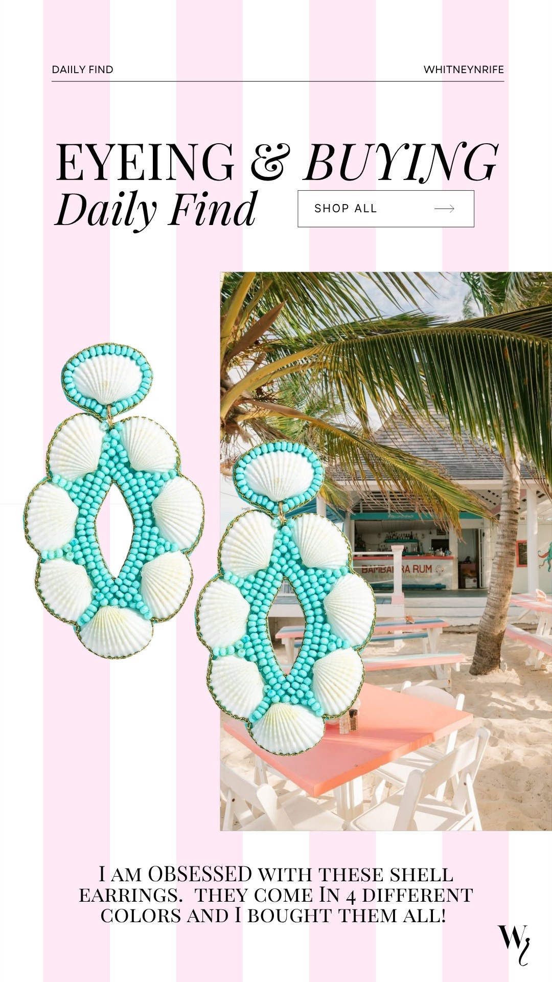 The perfect beach earrings! 

#LTKSummerEdit #LTKWedding #LTKFindsUnder100