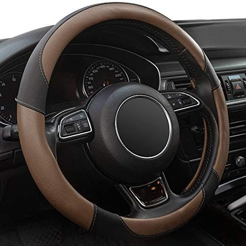 Xizopucy Steering Wheel Covers Black Universal Microfiber Leather, Suitable for 14 1/2-15 inch Ca... | Amazon (US)