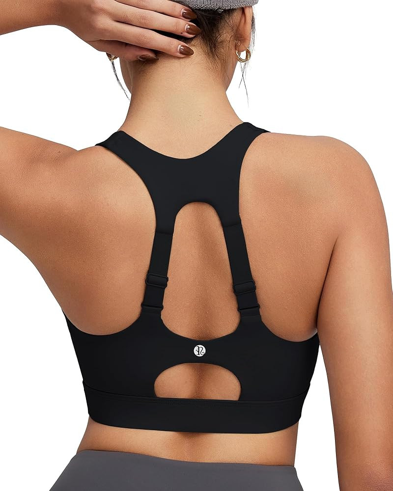 RUNNING GIRL Adjustable Straps Sports Bras for Women High Support, High Impact Molded Cup Sports ... | Amazon (US)