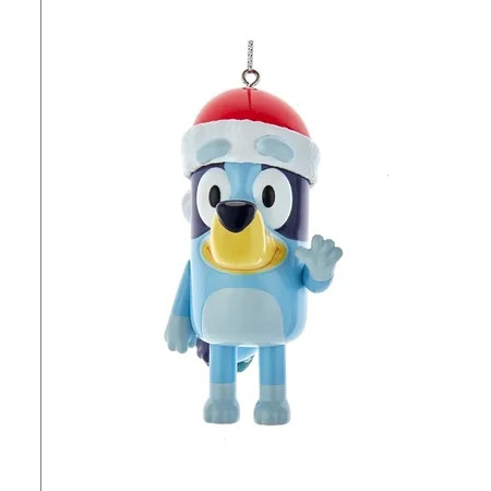 Disney Bluey: Bluey Wearing Santa Hat Christmas Ornaments - Kurt Adler | Walmart (US)