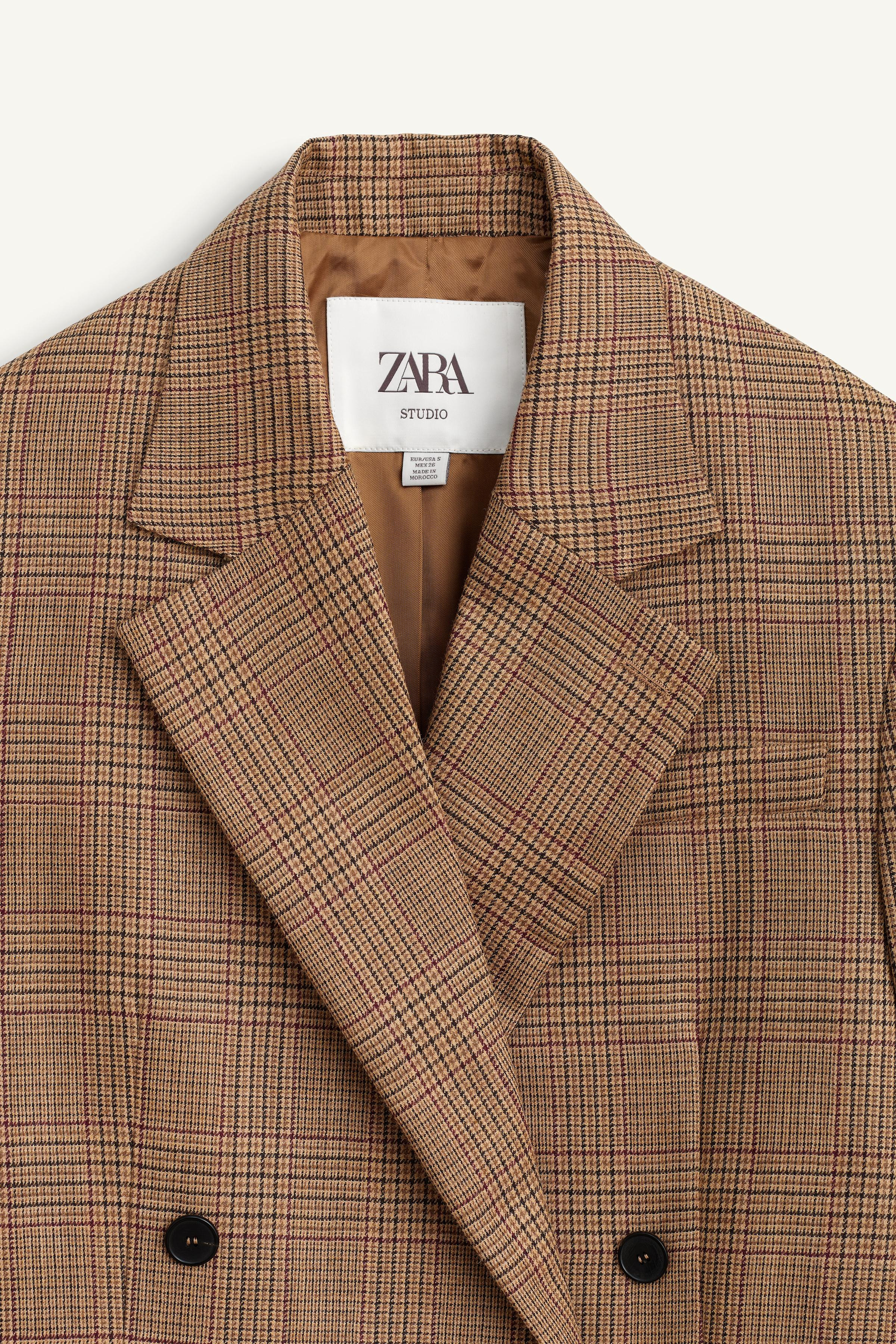 100% WOOL PLAID BLAZER LIMITED EDITION | Zara Canada