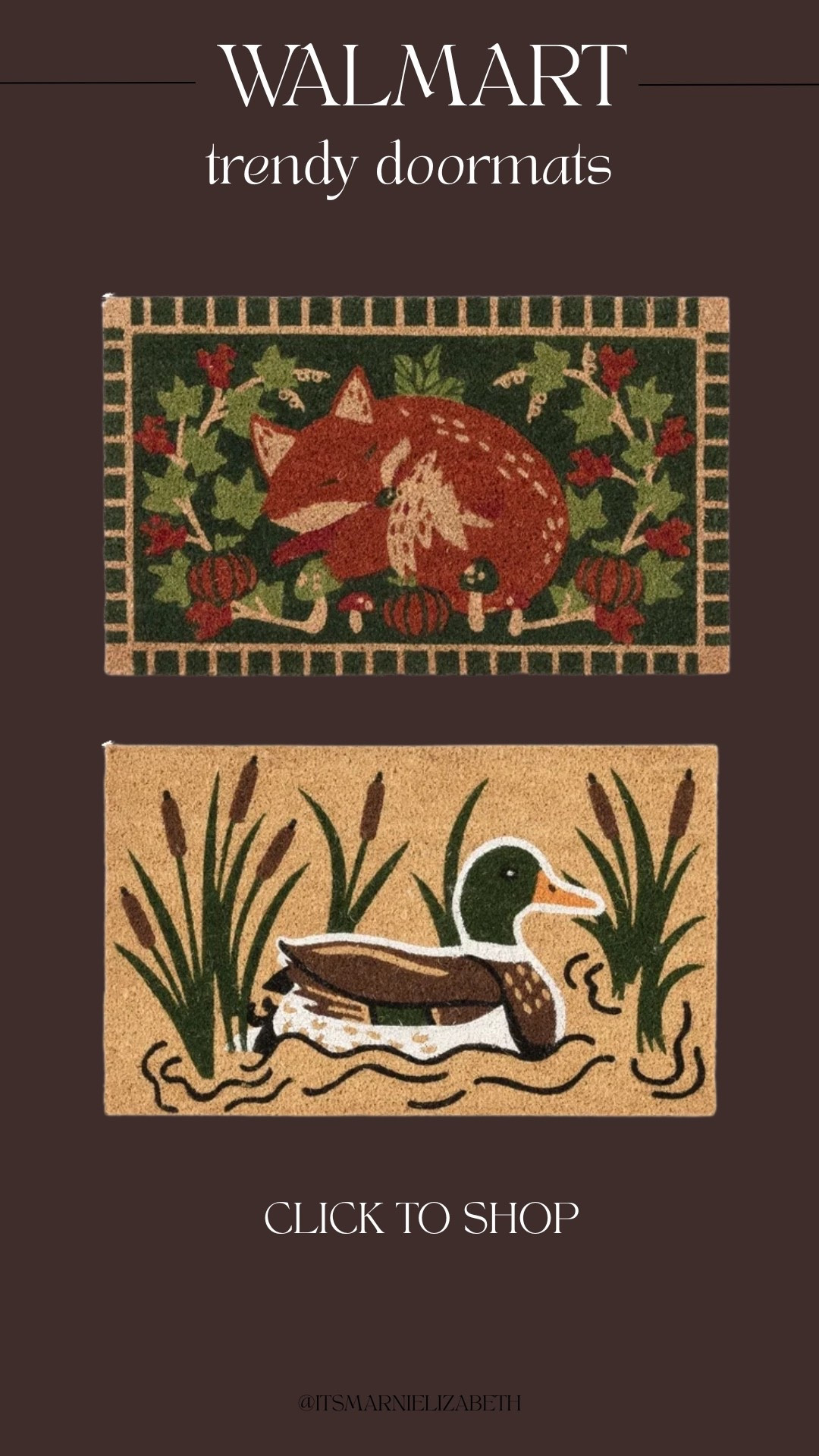A little front-door refresh 🤎 These Walmart doormats are such an easy way to make your entryway feel more pulled together for fall without changing the whole space. 

Walmart finds, fall home decor, trendy doormats, front door decor, entryway decor, fall decorating, Walmart home, cozy home, home inspiration

#LTKHome