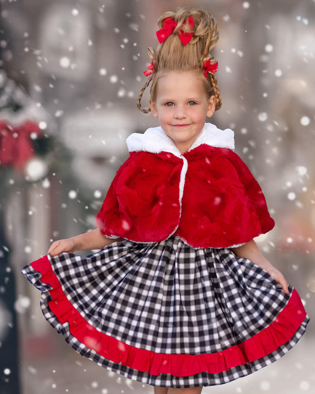 Girls Cindy Dress, Lou Who, Cindy Lou Who Dress, Cindy Inspired Dress, Girls Christmas Dress, Gir... | Etsy (US)