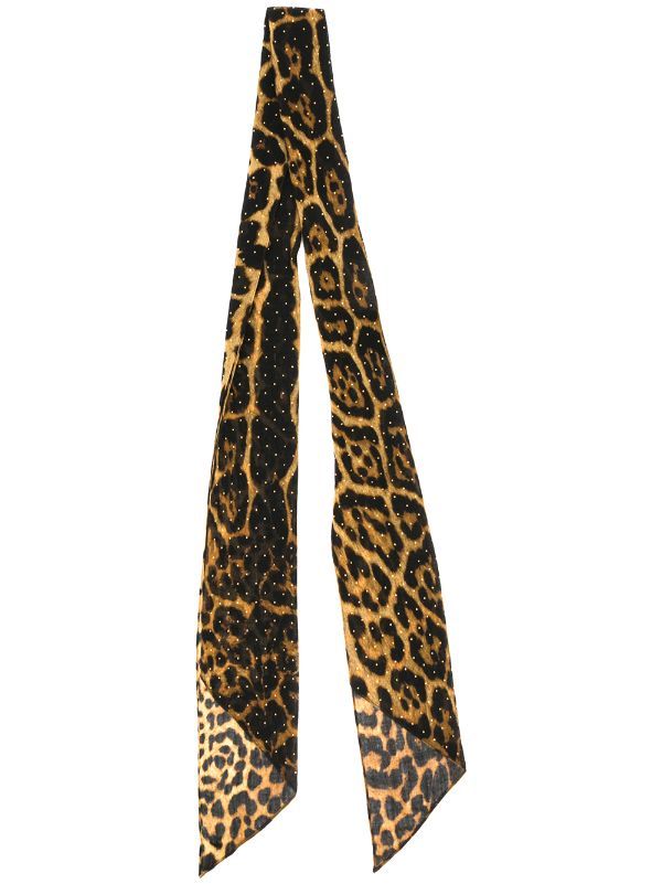 Schal mit Leoparden-Print | Farfetch (DE)