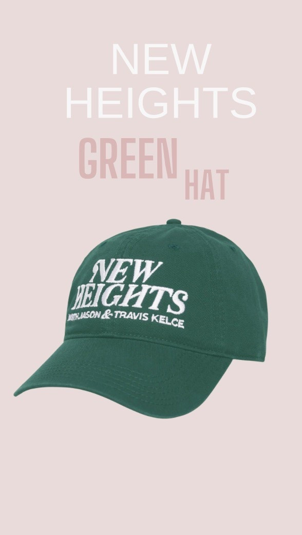 The green New Heights podcast hat is finally back in stock! Taylor was seen wearing the green colored one before. 



#LTKGiftGuide #LTKFindsUnder50