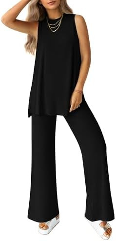 PRETTYGARDEN 2 Piece Lounge Sets for Women Summer Airport Travel Outfit 2026 Casual Matching Spri... | Amazon (US)