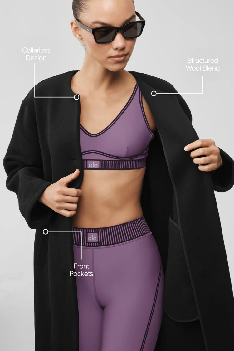 Double Face Wool City Girl Long Coat | Alo Yoga (US)