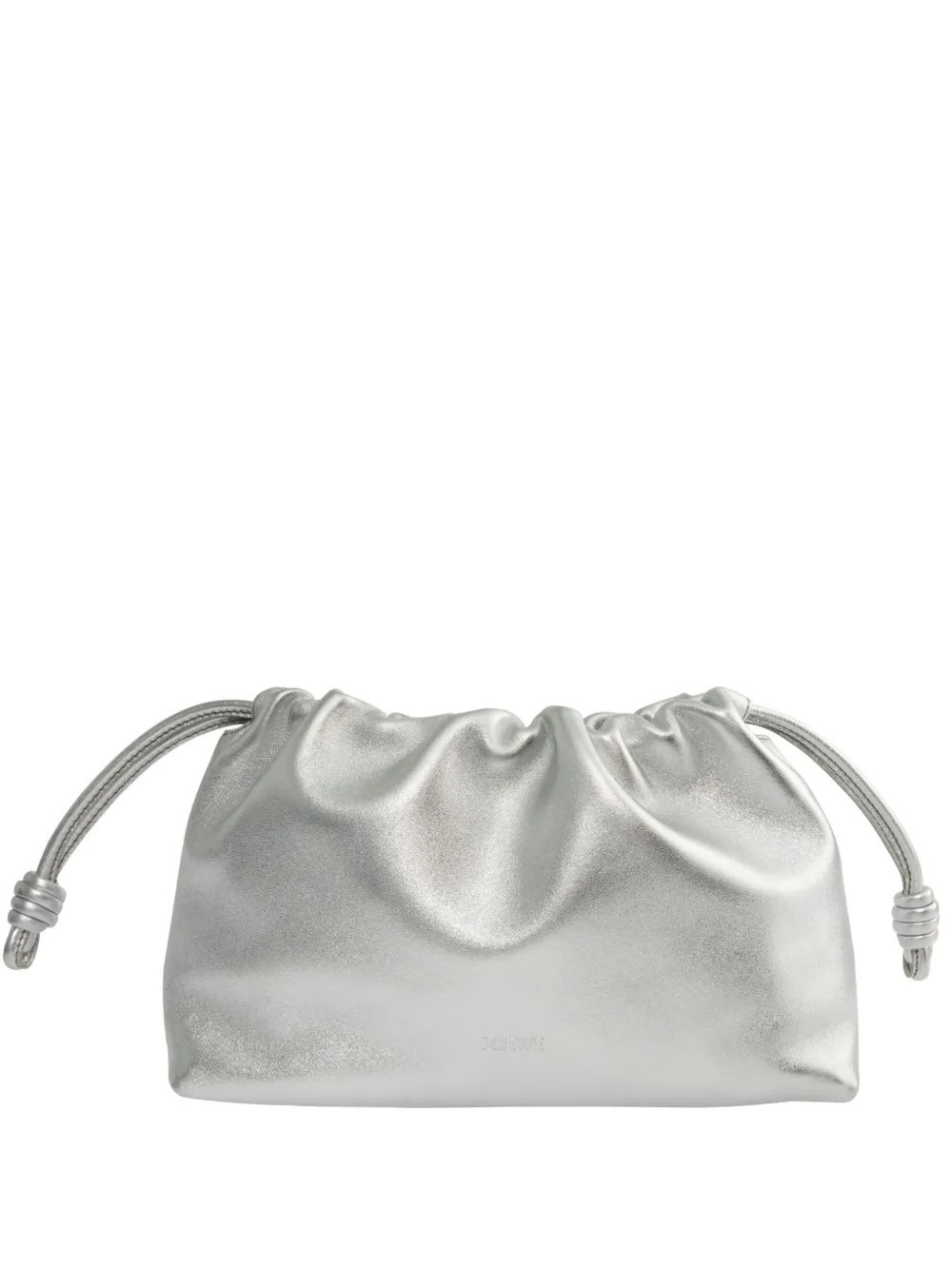 LOEWE Flamenco clutch bag - Silver | Farfetch Global