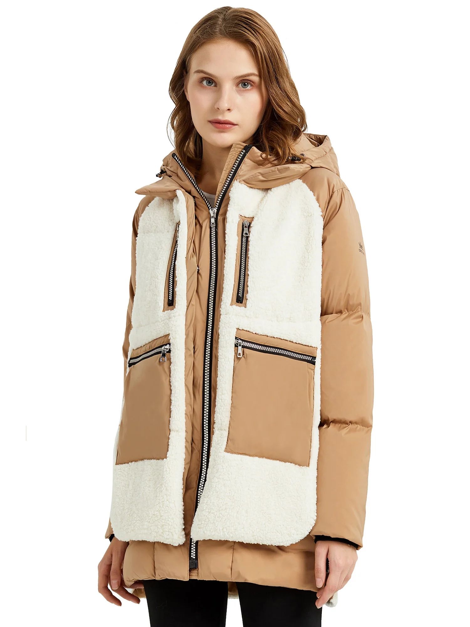 Orolay Women's Fleece Down Coat Thickened Winter Puffer Down Jacket | Walmart (US)