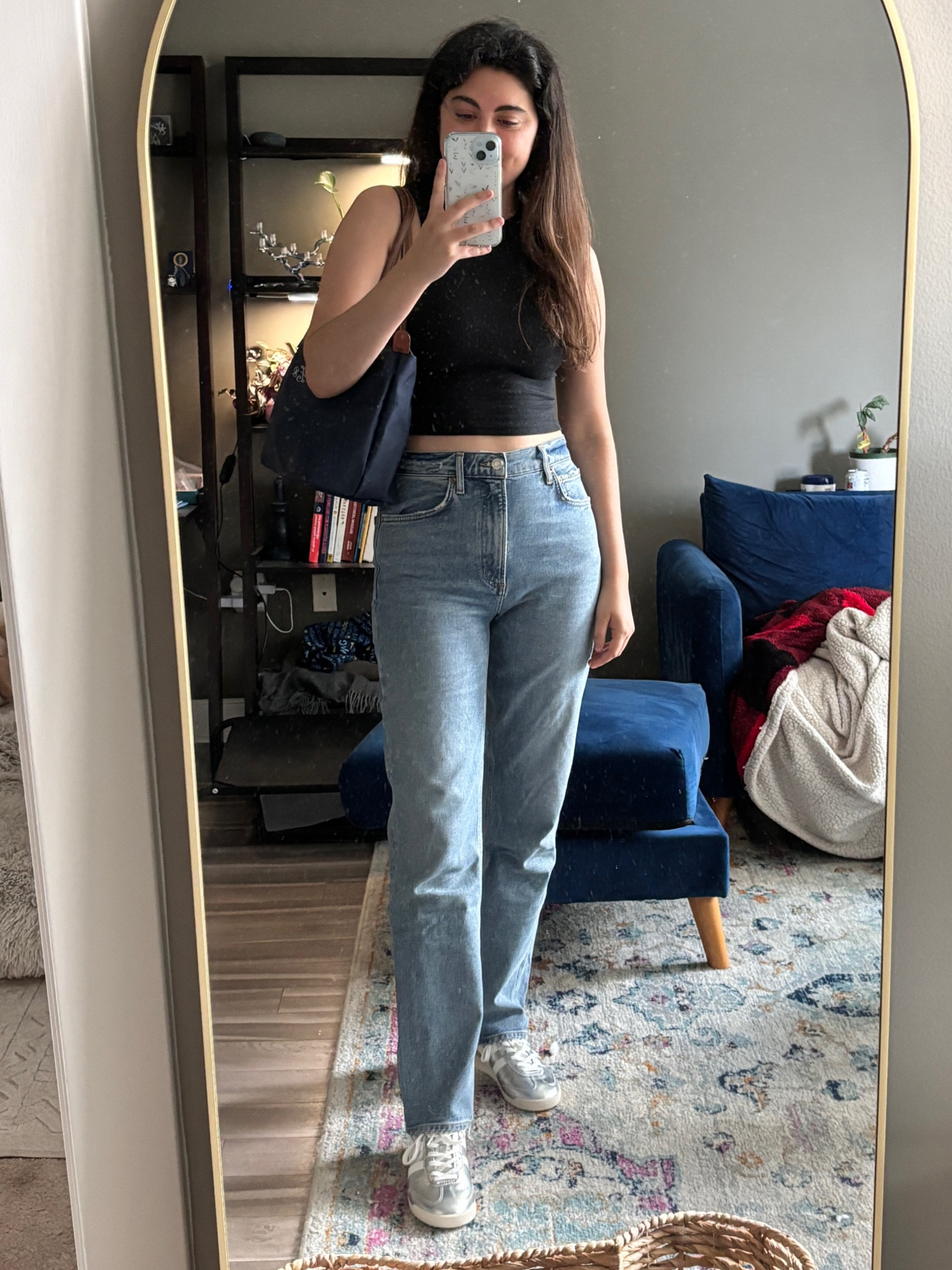 casual outfit that the shoes make fun of - these shoes are so out of my comfort zone but really liven up a basic outfit 

#LTKStyleTip #LTKItBag #LTKShoeCrush
