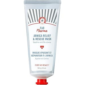 First Aid Beauty FAB Pharma Arnica Relief & Rescue Mask – Soothing Leave-On Face Mask for Dry Skin - | Amazon (US)