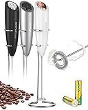 SIMPLETaste Milk Frother Handheld Battery Operated Electric Foam Maker, Drink Mixer with Stainles... | Amazon (US)