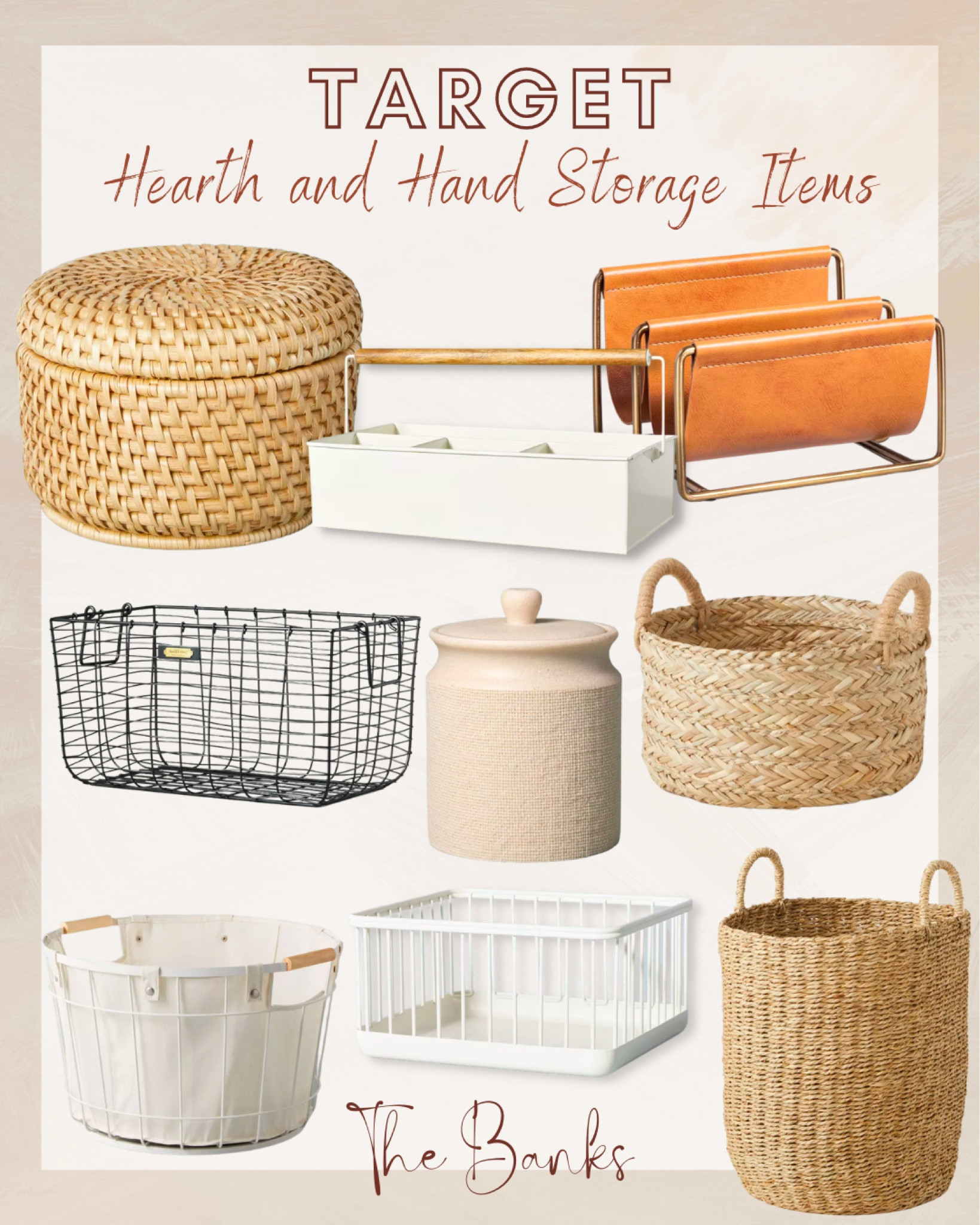 Keep your home organized and stylish with these beautiful storage items from Hearth and Hand, available at Target! 🏠✨ From woven baskets to wooden crates, these pieces will add the perfect touch to any room. 

#HearthAndHand #HomeOrganization #StorageSolutions #TargetFinds
#HearthAndHand
#TargetFinds
#HomeDecor
#StorageIdeas
#OrganizationTips
#StorageSolutions
#HomeStorage
#StorageBaskets
#WoodenCrates
#HomeStyle



#LTKSeasonal #LTKhome