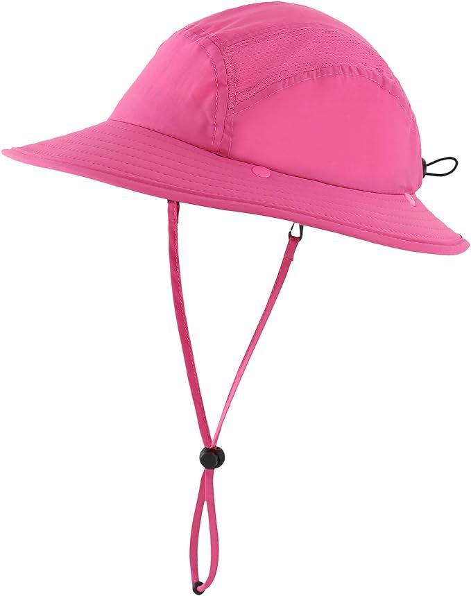 Home Prefer UPF 50+ Boys Sun Hat with Neck Flap Summer Beach Hat Kids Safari Hat | Amazon (US)