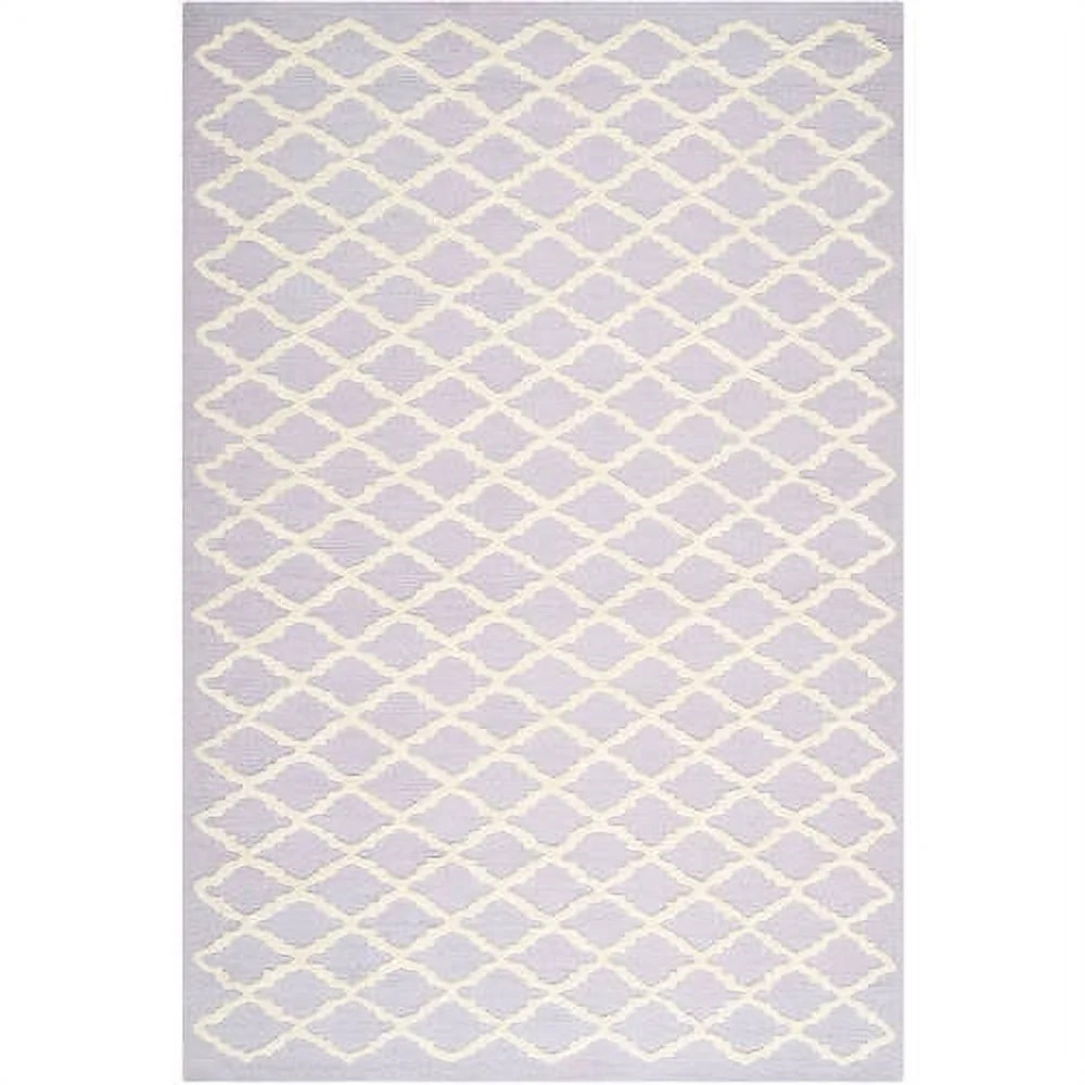 SAFAVIEH Cambridge Karen Geometric Wool Area Rug, Lavender/Ivory, 4' x 6' | Walmart (US)