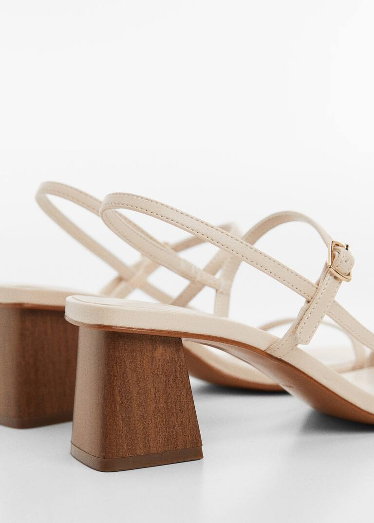 Sandale mit blockabsatz -  Damen | Mango Deutschland | MANGO (DE)