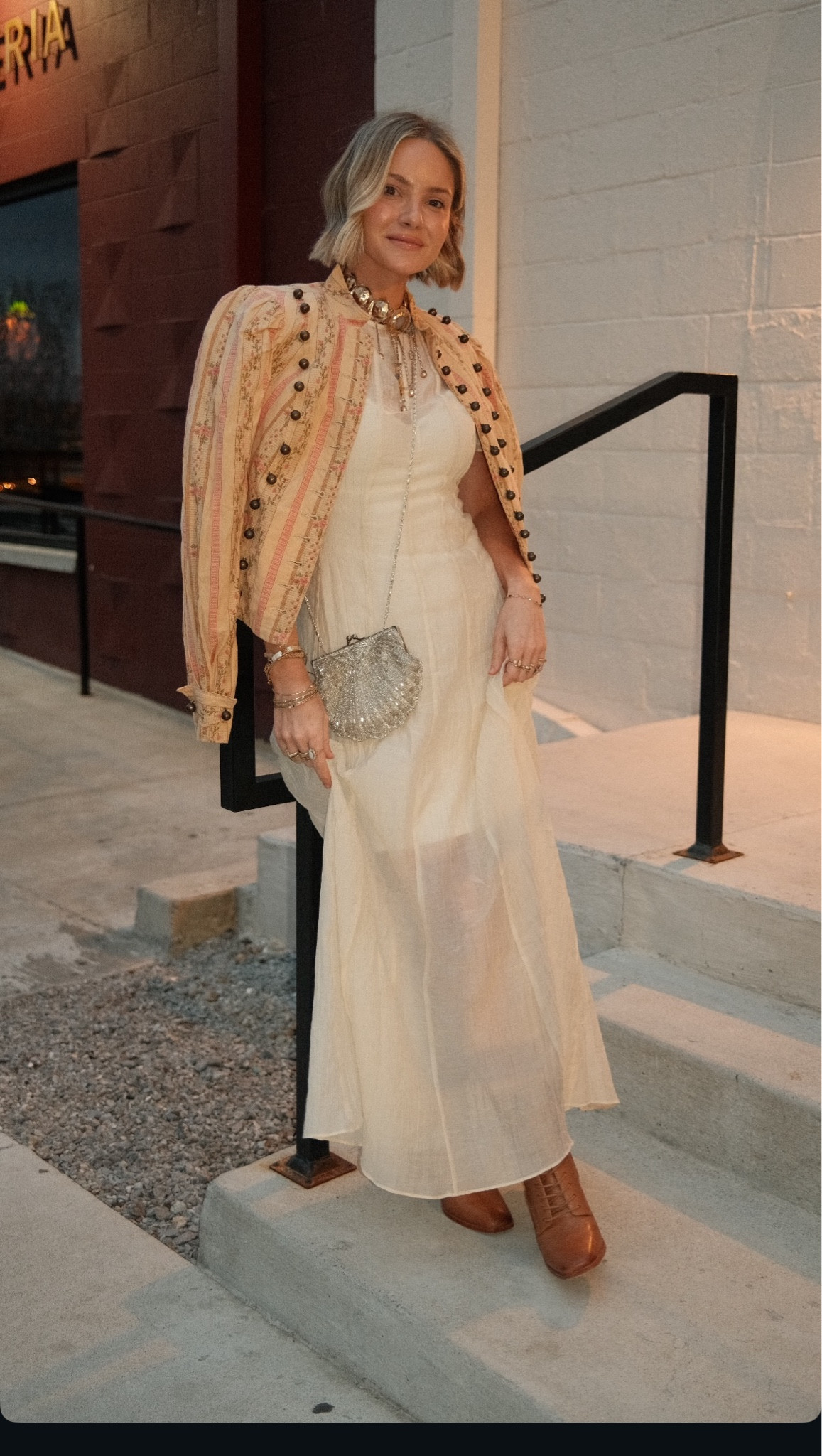 Spring date night outfit inspo! Loving the mesh dress with a slip underneath! 