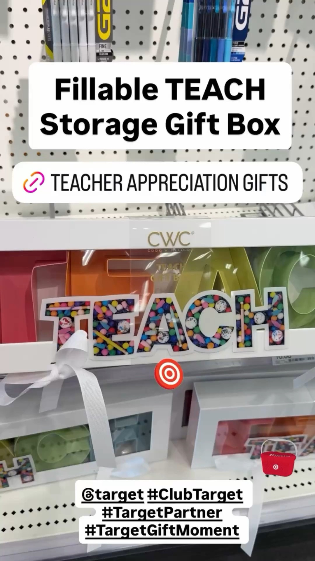Fillable TEACH Storage Gift Box Food Storage Teacher Thank You Appreciation Gift Ideas

#LTKmomlife