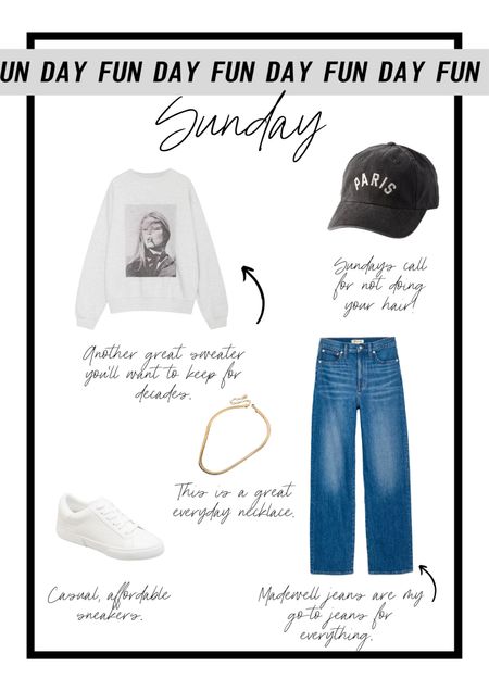 Sunday style. Casual outfit. Anine bing  