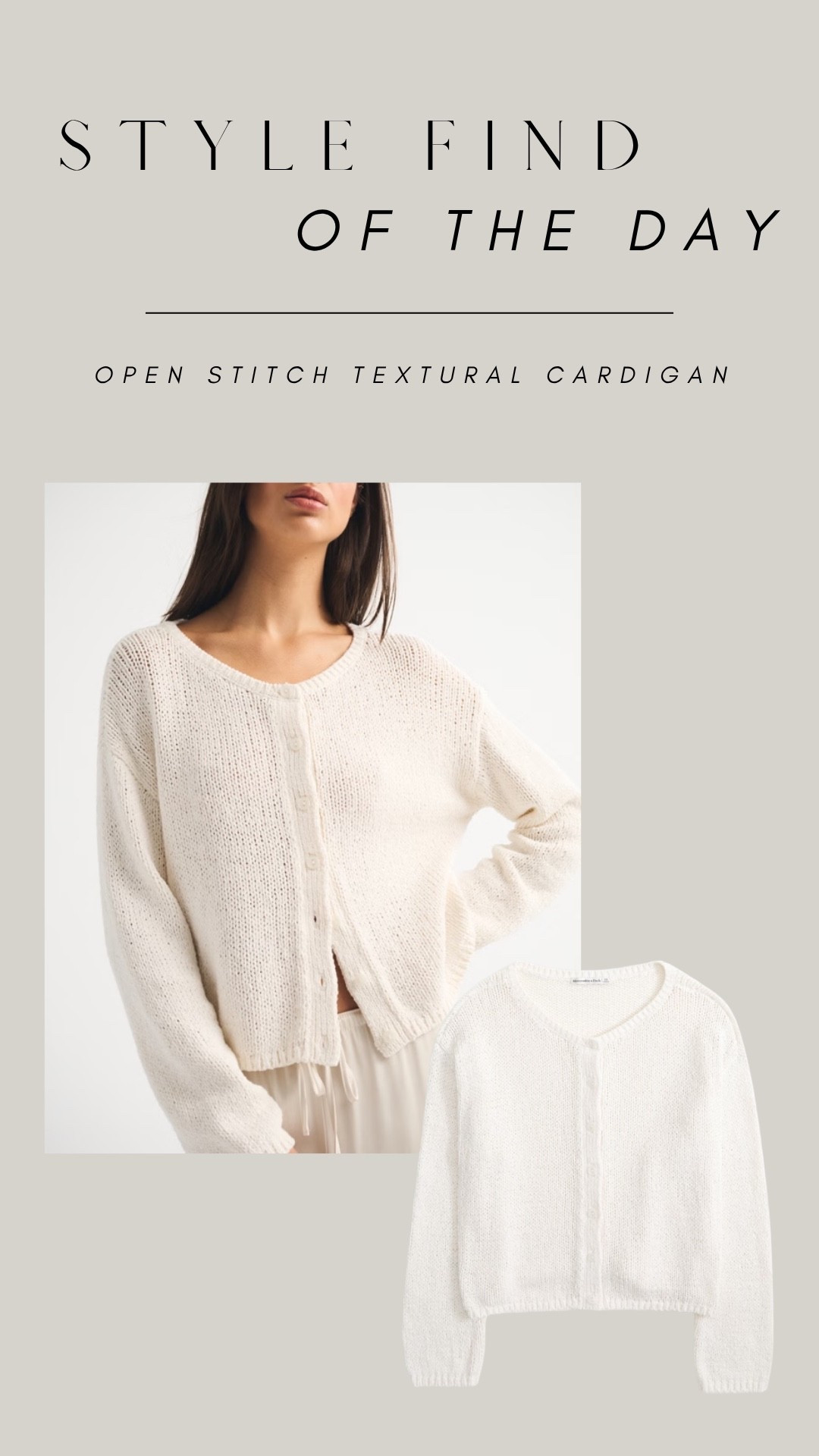 Style find of the day: textural open stich cardigan - perfect for spring!

#LTKeurope #LTKspring #LTKstyletip