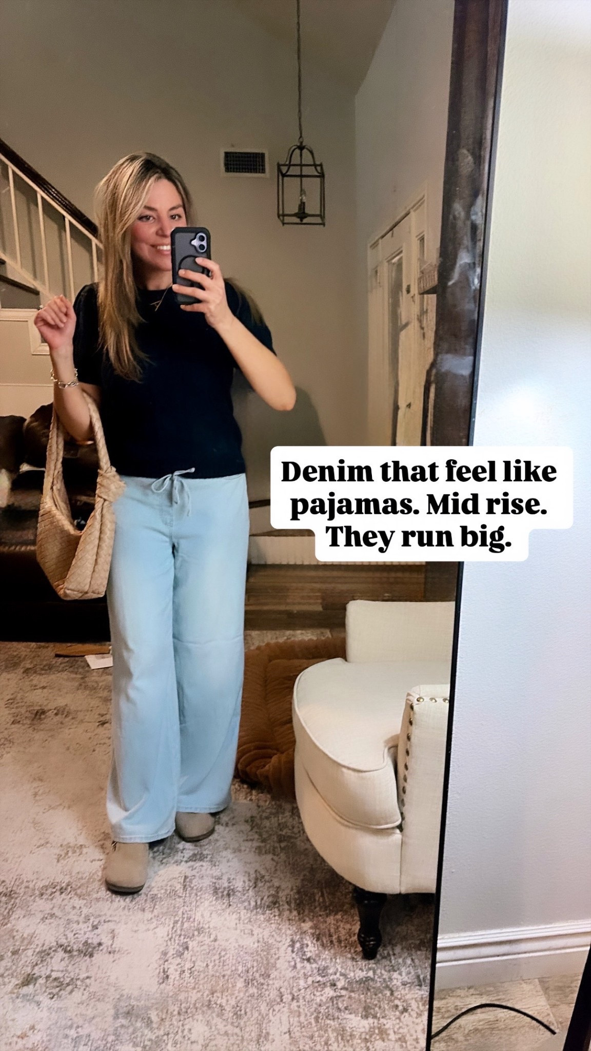 Wearing medium in these drawstring jeans

#LTKmomlife #LTKootd #LTKgrwm
