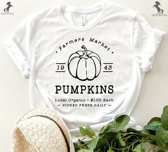 Farm Market Pumpkins Shirt Farmers Pumpkin 1943 Shirt - Etsy | Etsy (US)