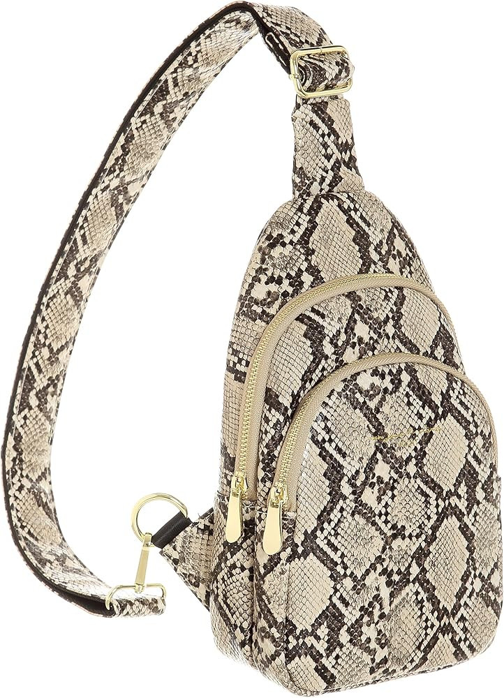 INICAT Small Sling Bag Fanny Packs Crossbody Bags Gifts for Women Men | Amazon (US)