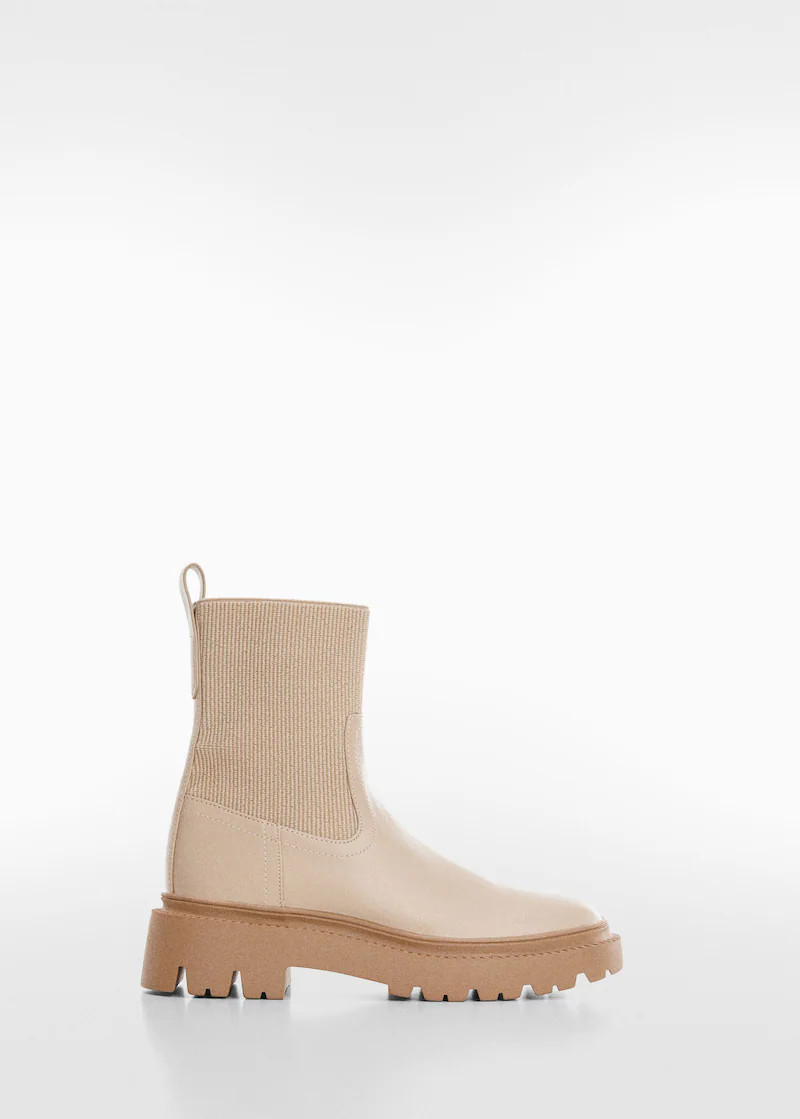 Platform track-sole ankle boots -  Women | Mango USA | MANGO (US)