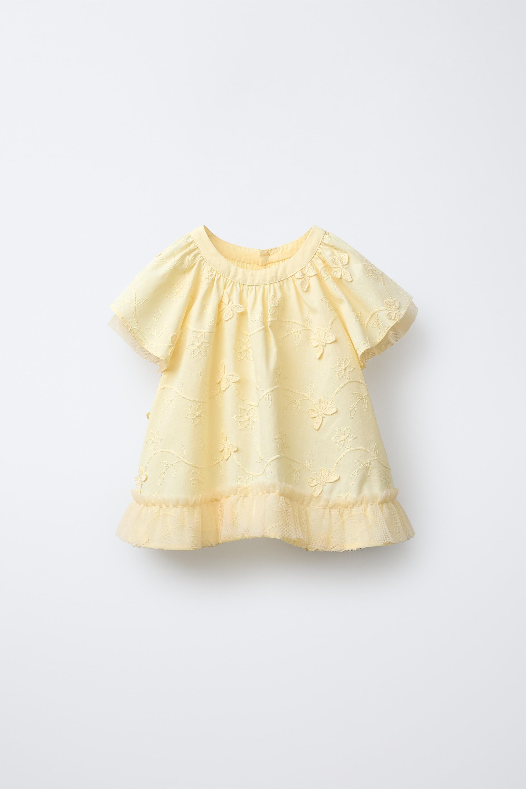 BUTTERFLY TULLE BLOUSE | Zara US