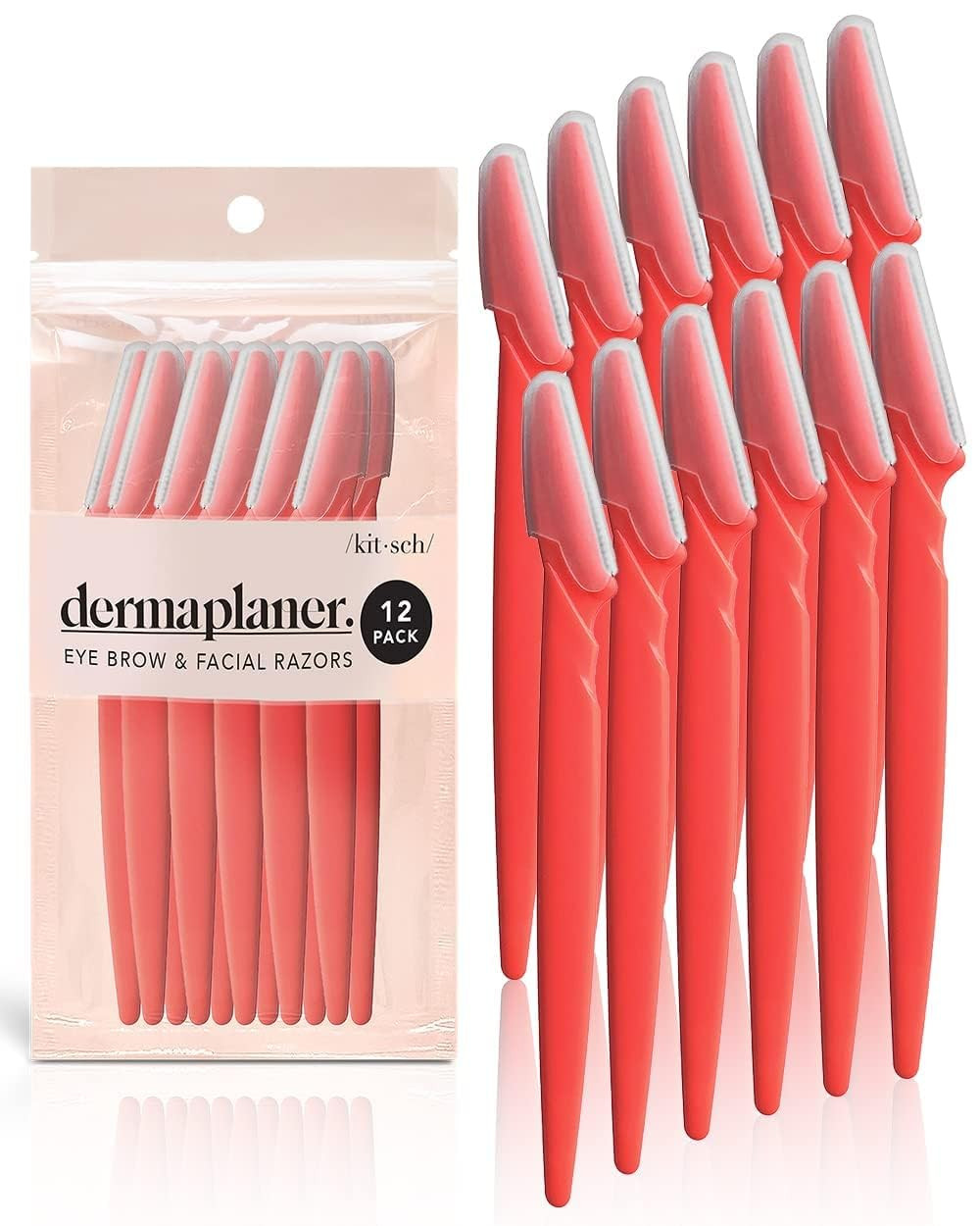 Kitsch Dermaplaning Tool - Face Razor for Women | Eyebrow Razor & Face Shaver for Women | Facial ... | Amazon (US)