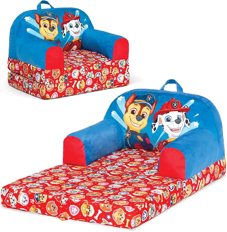 Delta Children - PAW Patrol Cozee Buddy Flip-Out Kids Chair - Greenguard Gold Certified, Blue | Amazon (US)