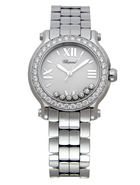 Chopard Happy Sport Floating Diamonds Ladies Watch 27/8478-2001 | Jomashop.com & JomaDeals.com