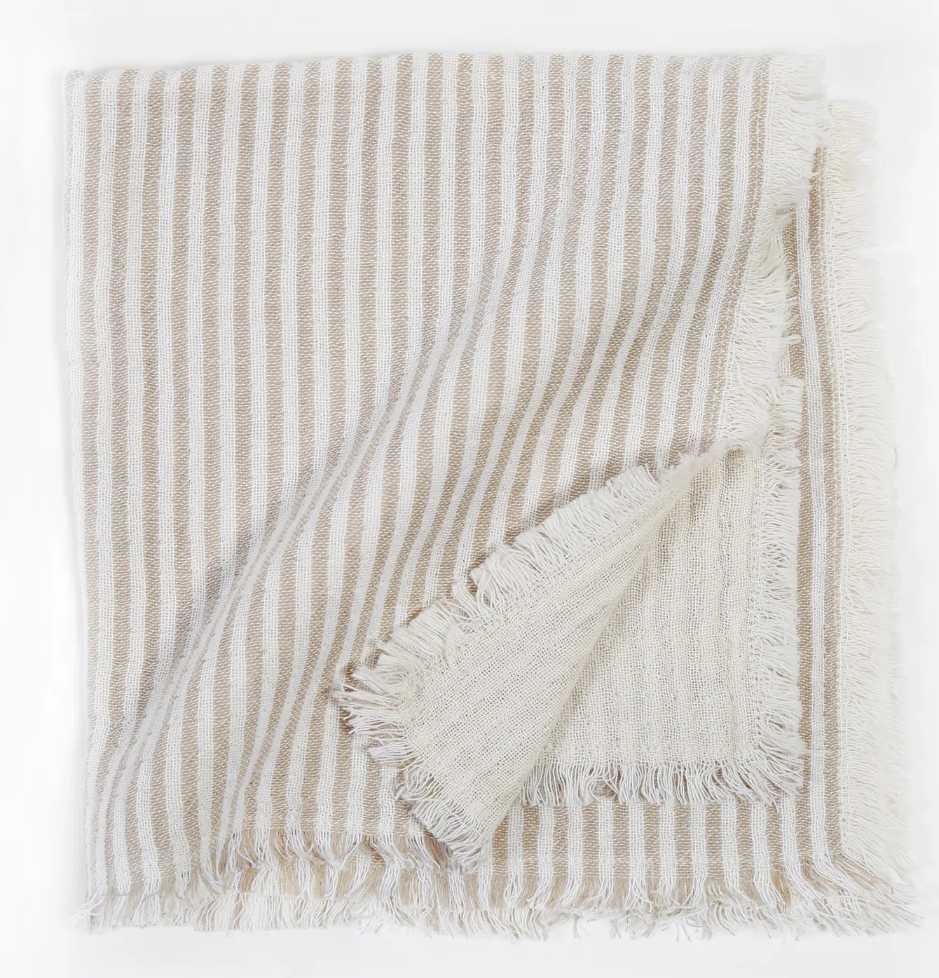 Healdsburg 100% Cotton Striped Square Napkin (Set of 4) | Wayfair North America
