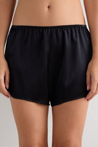 Intimissimi Silk Shorts Woman Black Size S | Intimissimi (US)