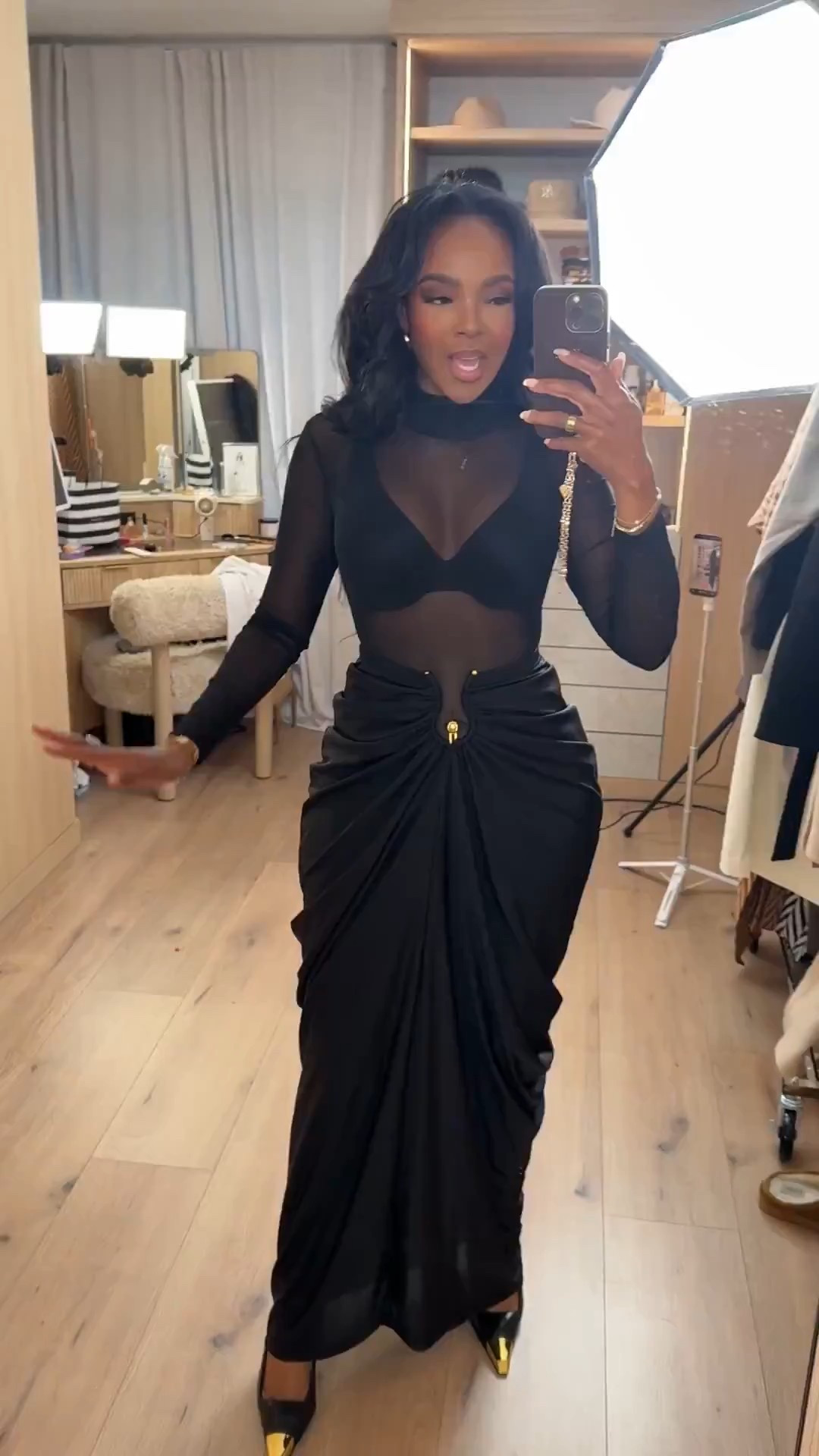 A statement black moment that instantly elevates your wardrobe — dramatic, flattering, and styled multiple ways so the cost per wear drops fast. This is the kind of piece that works overtime in a long-term shopping strategy.

Perfect for date nights, dinners, events, cocktail parties, or special occasions.

📏 Sizing & Fit Details  
Top: Size Small  
Skirt: Size Small  
Heels: True to size  

📐 Measurements  
Height: 5'4"  
Weight: 138 lbs  
Bust: 34D  
Waist: 27"  
Hips: 40"

This look can be styled multiple ways — swap heels, add a blazer, or dress it down with simpler accessories and the cost per wear keeps improving.

Tap to get details and save this post to revisit later.

Follow me on Instagram and YouTube @kirasfashionfinds

Follow my LTK @kirasfashionfinds on the @shop.LTK app to view this post and get my exclusive app-only content!

#liketkit #LTKValentine
@shop.ltk
https://liketk.it/5Q3bB