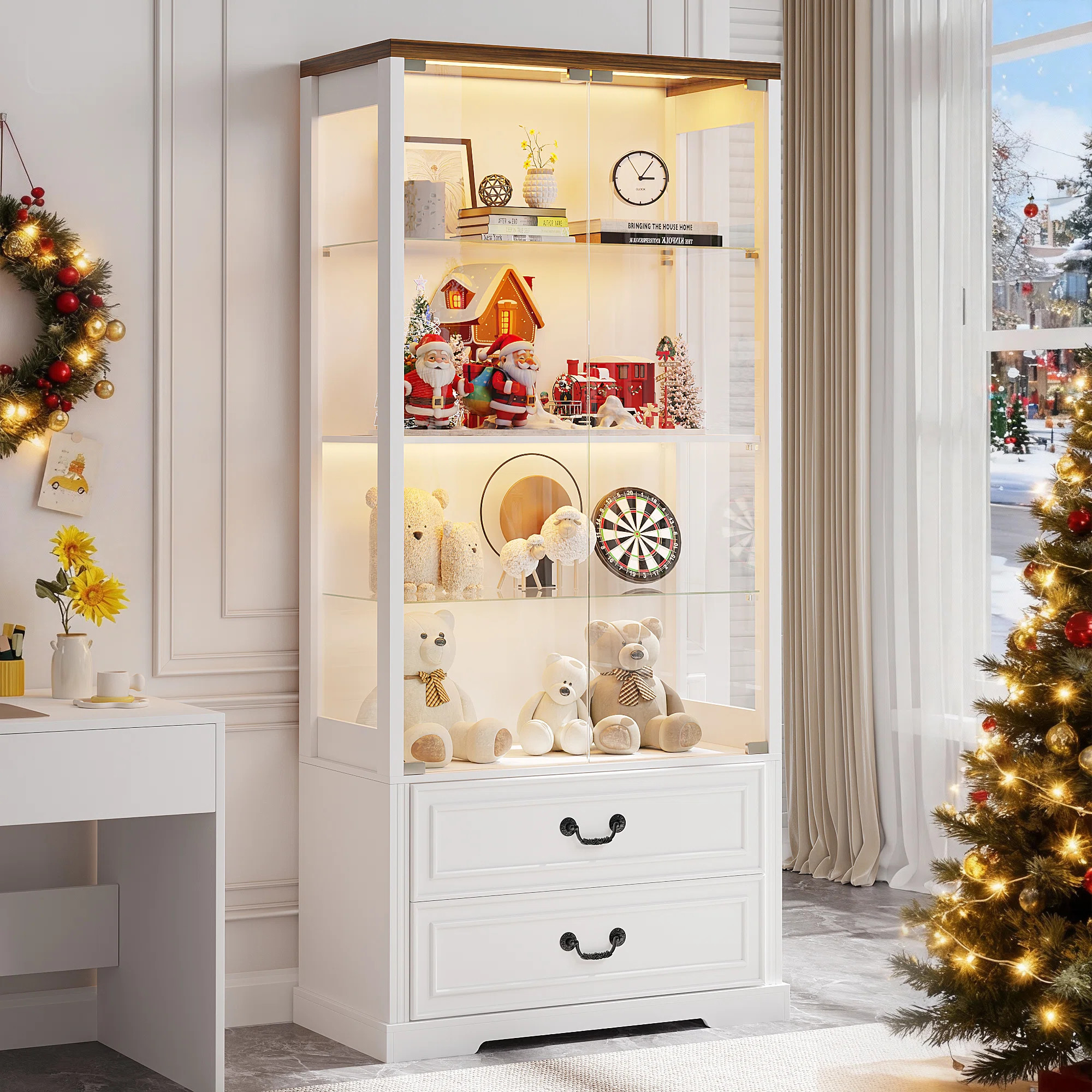 66" Tall  Display Cabinet | Wayfair North America