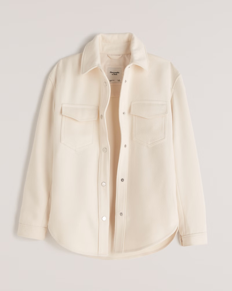 Cozy Shirt Jacket | Abercrombie & Fitch (US)