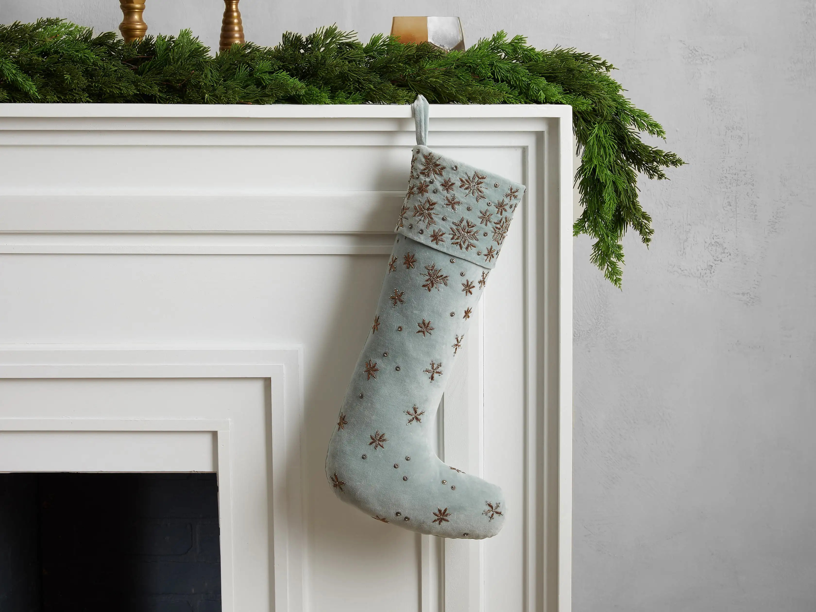Fallen Snow Stocking | Arhaus