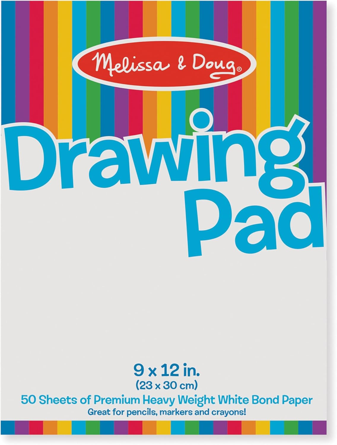 Melissa & Doug Drawing Pad (9 x 12 inches) with 50 Sheets of White Bond Paper | Amazon (US)