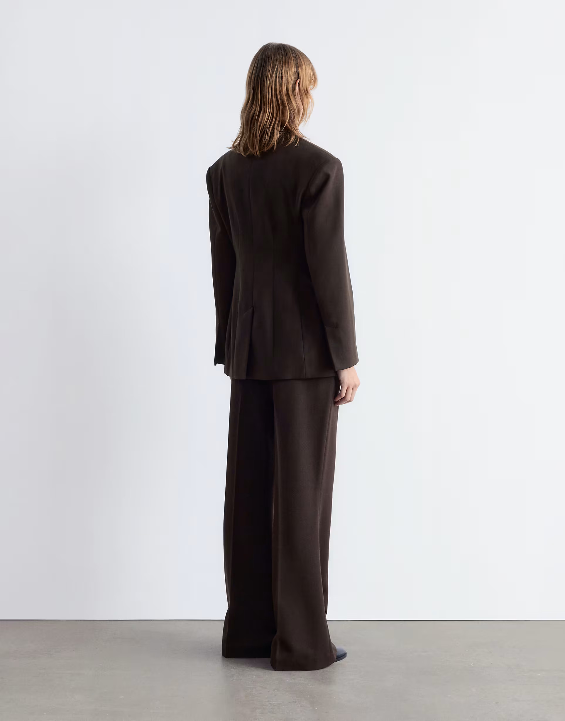 & Other Stories wool double breasted blazer in brown | ASOS (Global)