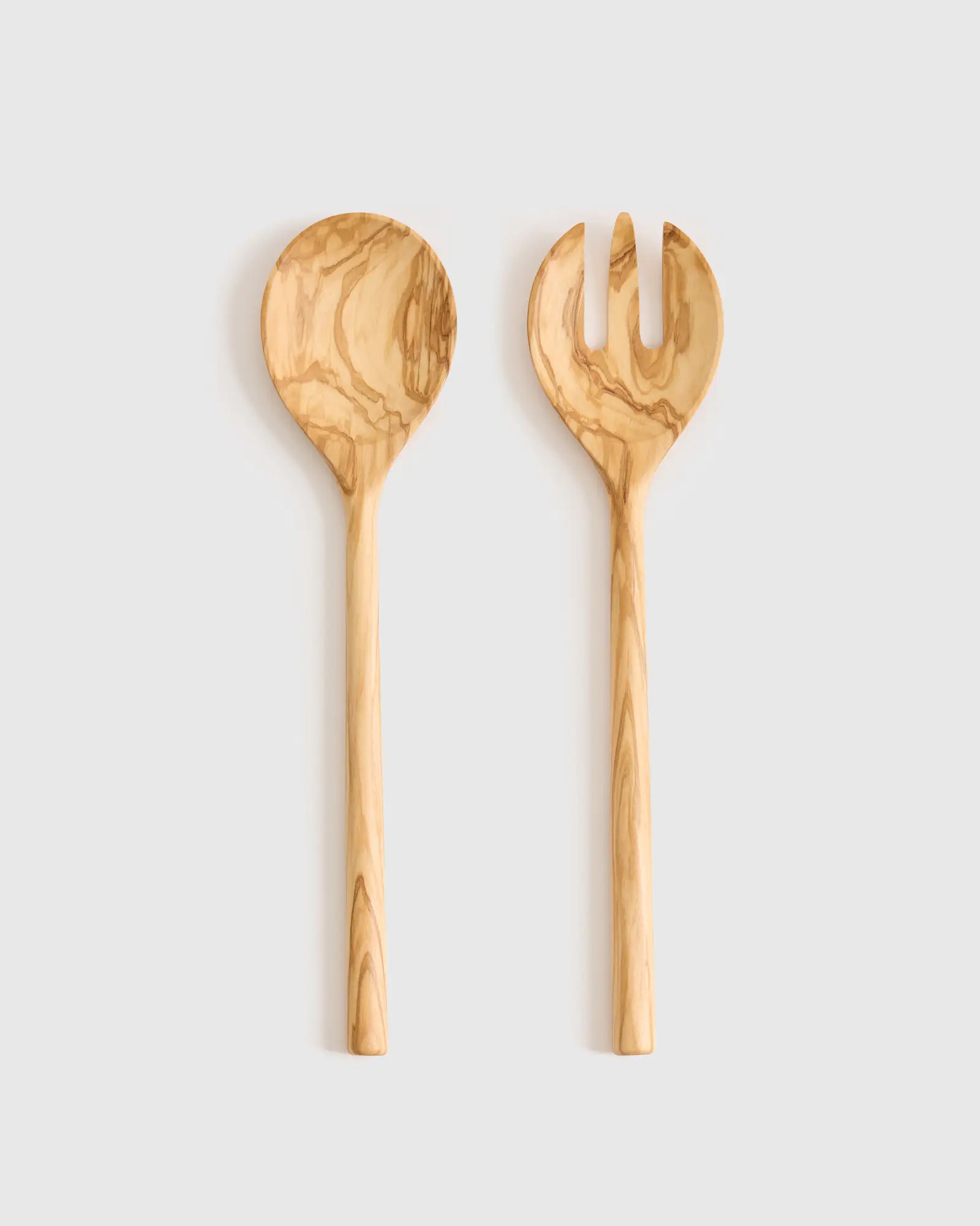 Olivewood Salad Servers (Set of 2) in Olivewood | Quince