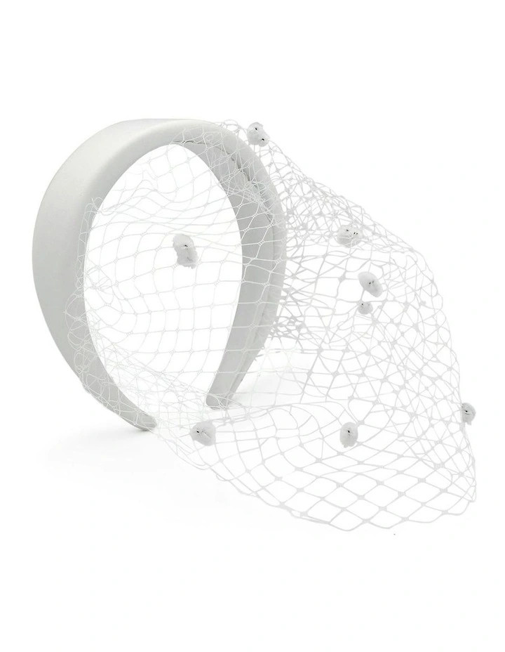 Morgan & TaylorLilah Veil Headband in White | Myer