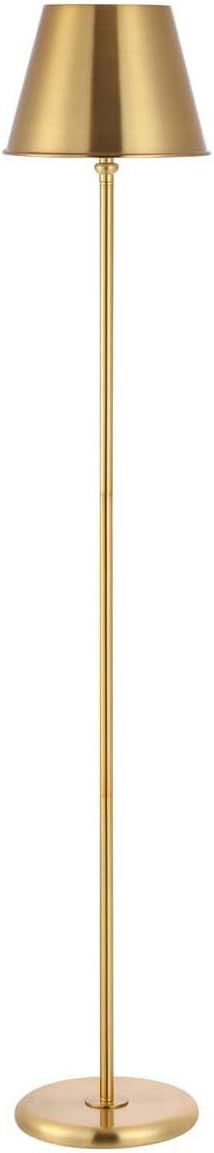 SAFAVIEH Lighting Collection Asher 60-inch Brass Iron Floor Lamp (LED Bulb Included) FLL4094A | Amazon (US)