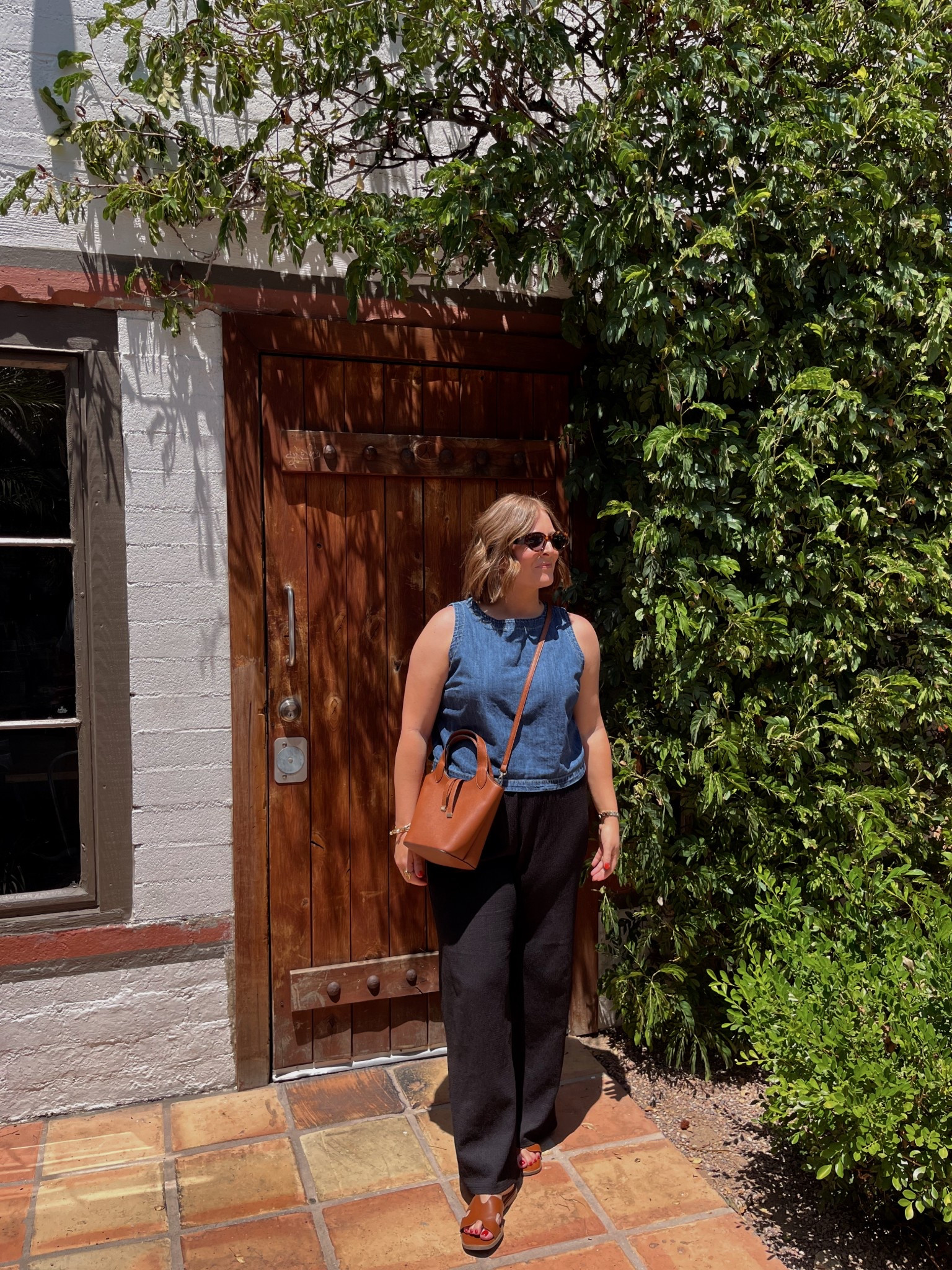 Outfit for an afternoon of shopping down town and lunch // top is sold out from Old Navy, linked similar. 

#LTKSeasonal #LTKStyleTip #LTKMidsize