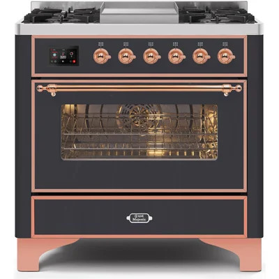 Majestic II Series 36" 3.5 cu ft. Freestanding Dual Fuel Range | Wayfair North America