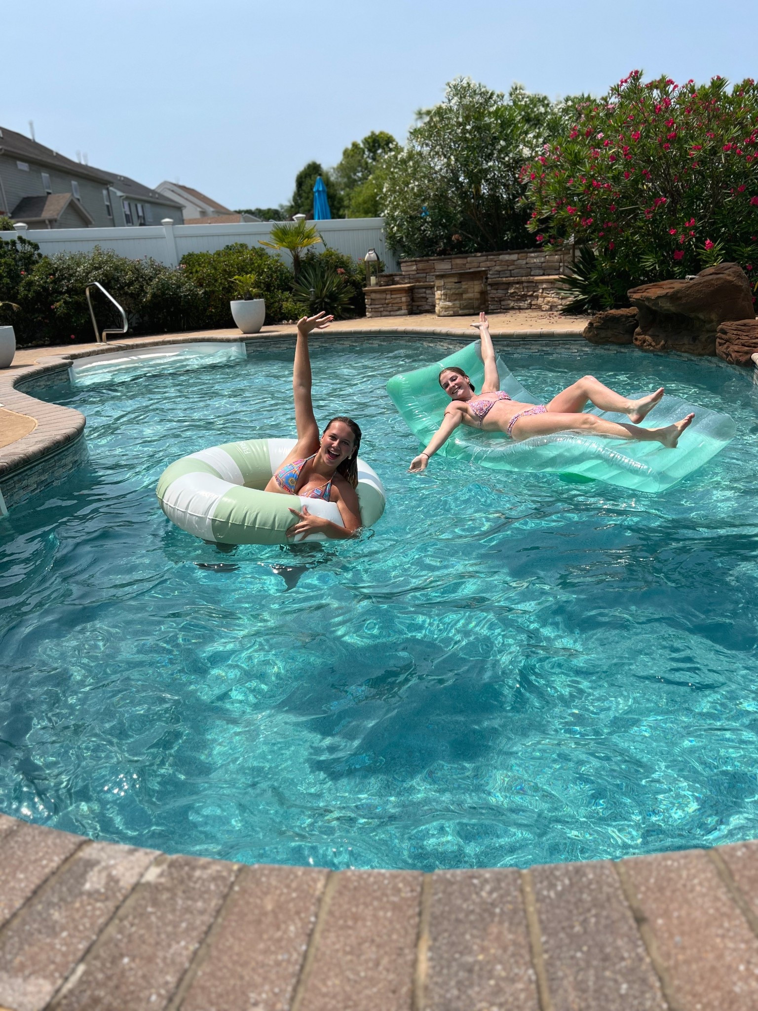 Host a fun end of school summer party with these aesthetic pool floats by Funboy. They come in a variety of colors and patterns. I picked the green and white, and will be ordering the palm leaves one soon!! They make neat birthday gifts for the UV loving friends and family. 

#LTKSummerEdit #LTKSwim #LTKParties