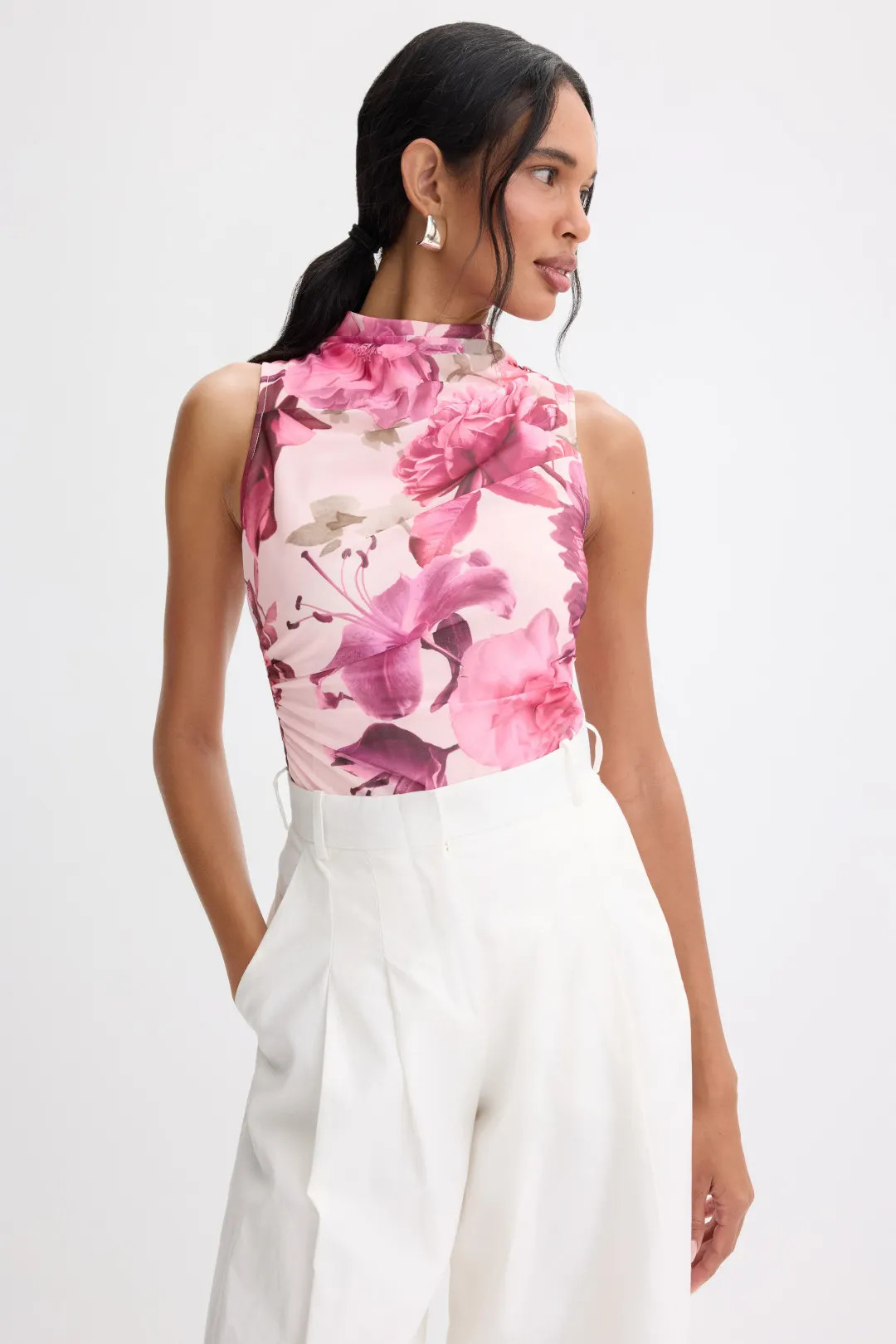 Sleeveless Mesh Top | Rent the Runway